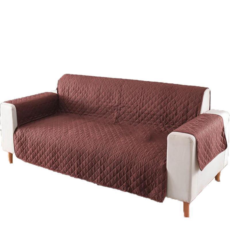 130X195cm Seater Pet Sofa Protector Cover Quilted Couch Covers Lounge Slipcover - Grey V528-SOFACOVER-GREY-130-196-75451