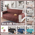 190x195cm Seater Pet Sofa Protector Cover Quilted Couch Covers Lounge Slipcover - Grey V528-SOFACOVER-GREY-190-196-16309