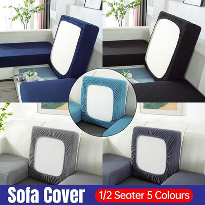 Stretch Sofa Slipcover 4 Seasons Universal Couch Protector Elastic Fabric Cover - Single-Light-Grey V528-SOFACOVERS-SINGLE-LIGHT-GREY-217131