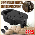 2Pcs Lounge Recliner Chair Couch Sofa Handle Release Lever Replacement Stock V528-SOFAHANDLE-2PCS-BLACK-534743