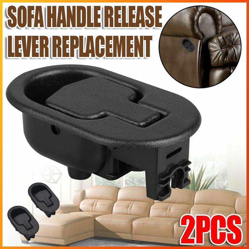 2Pcs Lounge Recliner Chair Couch Sofa Handle Release Lever Replacement Stock V528-SOFAHANDLE-2PCS-BLACK-534743