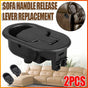 2Pcs Lounge Recliner Chair Couch Sofa Handle Release Lever Replacement Stock V528-SOFAHANDLE-2PCS-BLACK-534743
