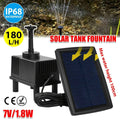 Solar Powered Water Fountain Pump Garden Pond Submersible Filter Fish Tank Kit V528-SOLAR-FOUNTAIN-106365