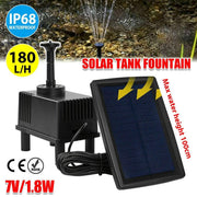 Solar Powered Water Fountain Pump Garden Pond Submersible Filter Fish Tank Kit V528-SOLAR-FOUNTAIN-106365