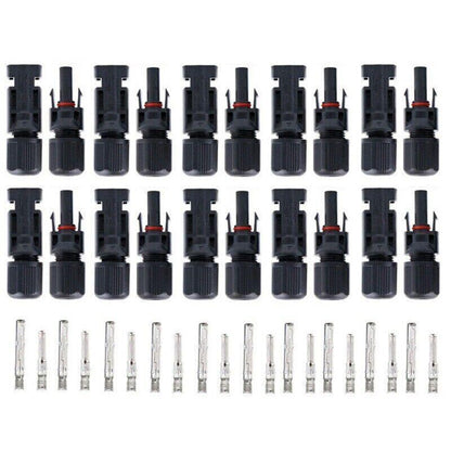 5-20 Pairs PV Connectors Solar Panel 30A Line Plug Socket Male Female IP67 - 5 Pairs V528-SOLARCONNECTOR-5PAIRS-405509