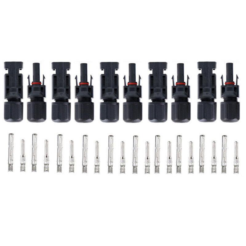5-20 Pairs PV Connectors Solar Panel 30A Line Plug Socket Male Female IP67 - 5 Pairs V528-SOLARCONNECTOR-5PAIRS-405509