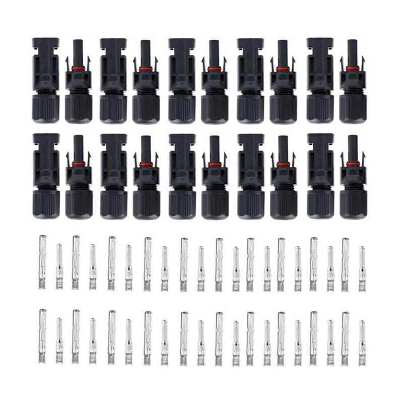 5-20 Pairs PV Connectors Solar Panel 30A Line Plug Socket Male Female IP67 - 5 Pairs V528-SOLARCONNECTOR-5PAIRS-405509
