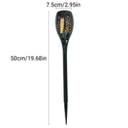 4pcs LED Solar Flickering Flame Torch Lights Outdoor Garden Path Landscape Lamps V528-SOLARLAMP-12LED-4PCS-80295