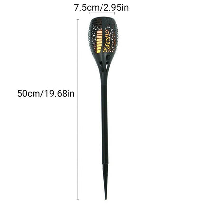 4pcs LED Solar Flickering Flame Torch Lights Outdoor Garden Path Landscape Lamps V528-SOLARLAMP-12LED-4PCS-80295