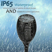 4pcs LED Solar Flickering Flame Torch Lights Outdoor Garden Path Landscape Lamps V528-SOLARLAMP-12LED-4PCS-80295