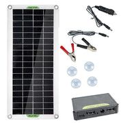 30W Usb Solar Panel Kit Battery Charger Controller Caravan Boat Outdoor Camping V528-SOLARPANELKIT-872734