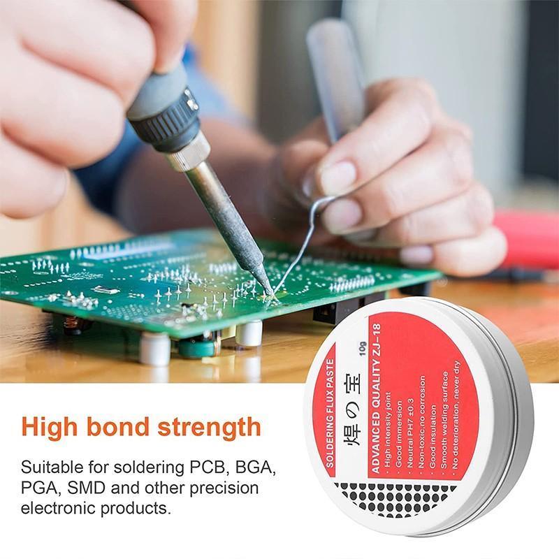 2X 10g Soldering Flux Paste Pcb Rosin Welding Diy High Intensity Solder Zj-18 V528-SOLDERINGFLU-2PCS-665420