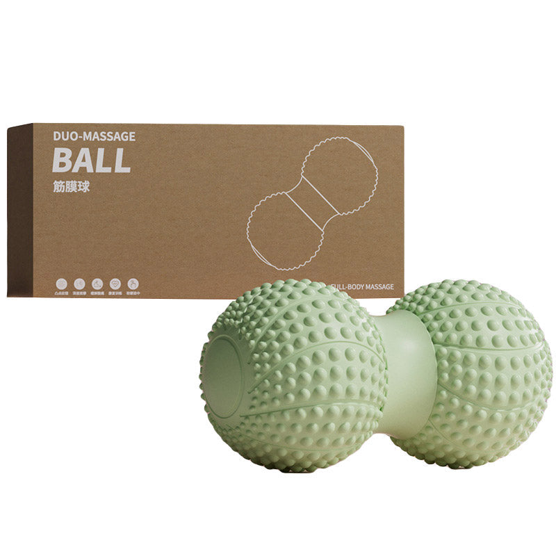 Peanut Massage Ball Foot and Muscle Relaxation Yoga Fitness Massage Tool - Pink V528-SOLES-PINK-911130