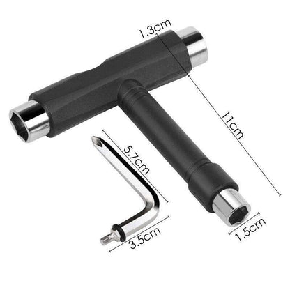 Roller Spanner Tool Skate T-Type Wrench Longboard Skateboard Screwdriver Mini V528-SPANNERTOOL-500313