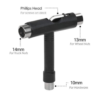 Roller Spanner Tool Skate T-Type Wrench Longboard Skateboard Screwdriver Mini V528-SPANNERTOOL-500313