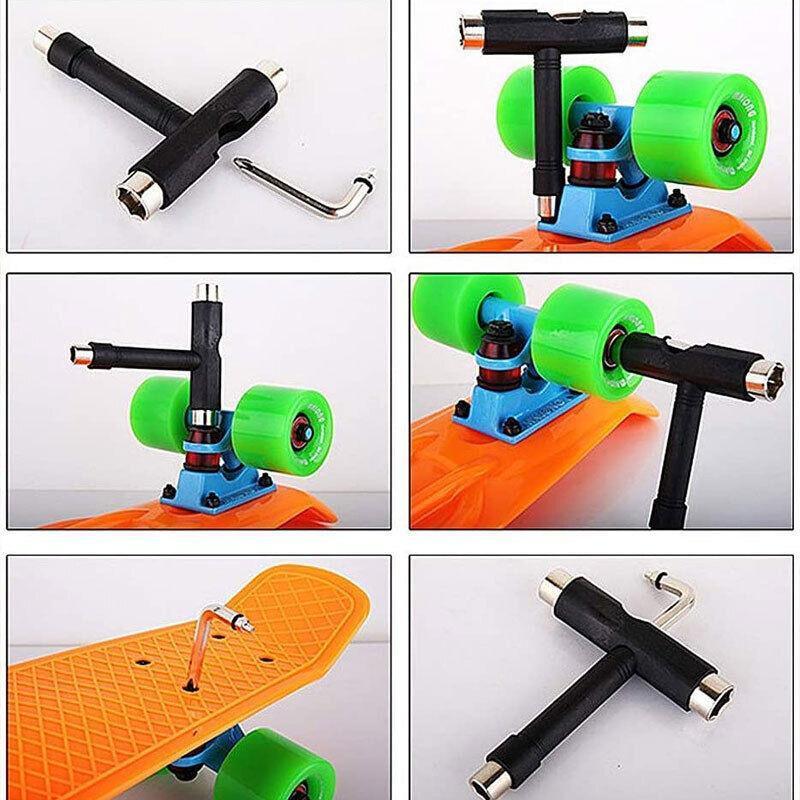 Roller Spanner Tool Skate T-Type Wrench Longboard Skateboard Screwdriver Mini V528-SPANNERTOOL-500313