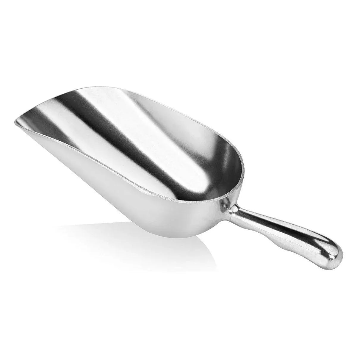 4 Sizes Aluminum Alloy Ice Shovel Flour Rice Scoop Multipurpose Kitchen Tool - L V528-SPATULA-L-959258