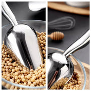 4 Sizes Aluminum Alloy Ice Shovel Flour Rice Scoop Multipurpose Kitchen Tool - XL V528-SPATULA-XL-818156