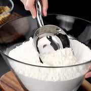 4 Sizes Aluminum Alloy Ice Shovel Flour Rice Scoop Multipurpose Kitchen Tool - XL V528-SPATULA-XL-818156