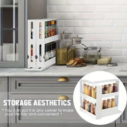 Rotating Spice Rack Kitchen Organizer Food Storage Rack Spice Organizer Stand V528-SPICE-RACK-264912