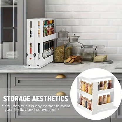 Rotating Spice Rack Kitchen Organizer Food Storage Rack Spice Organizer Stand V528-SPICE-RACK-264912