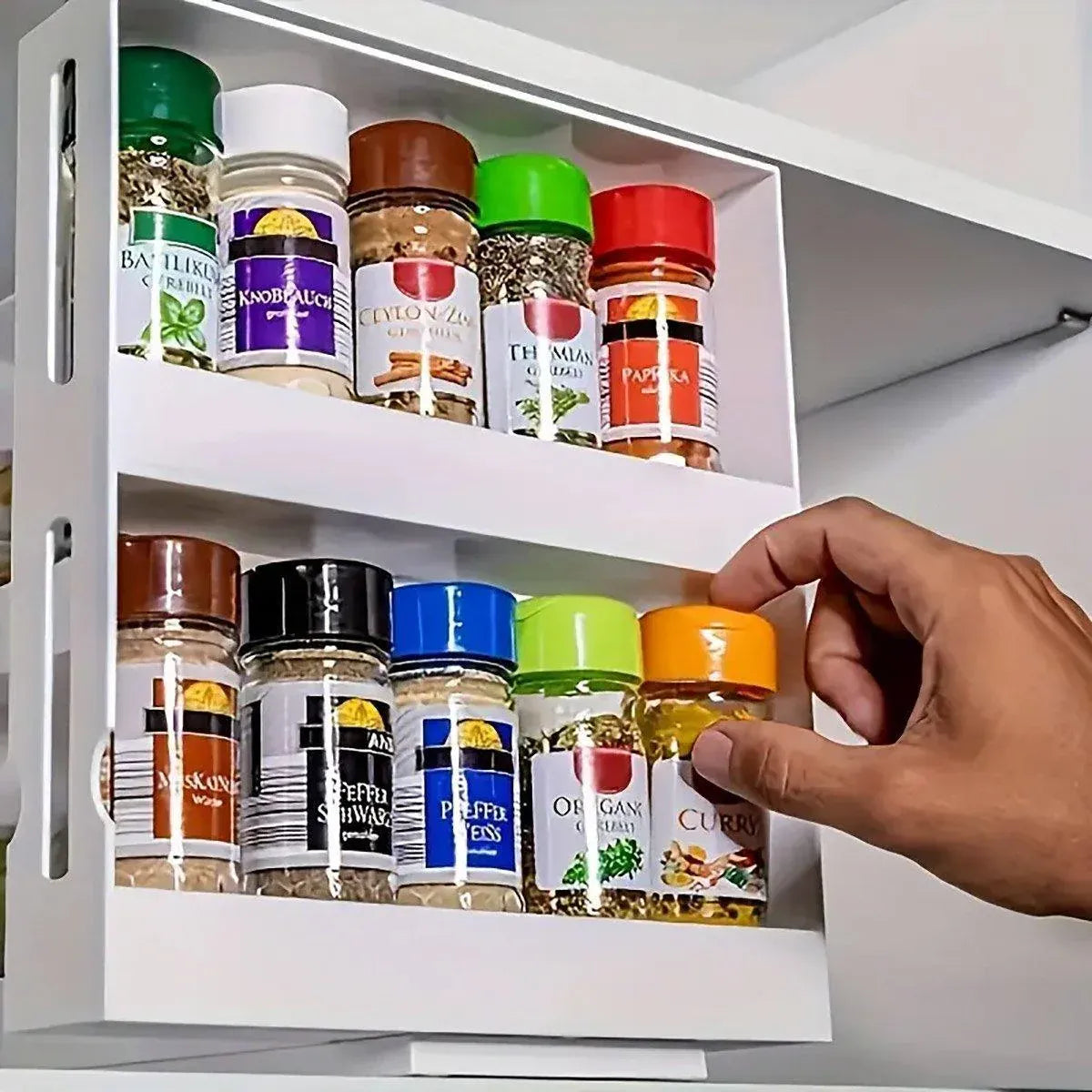 Rotating Spice Rack Kitchen Organizer Food Storage Rack Spice Organizer Stand V528-SPICE-RACK-264912