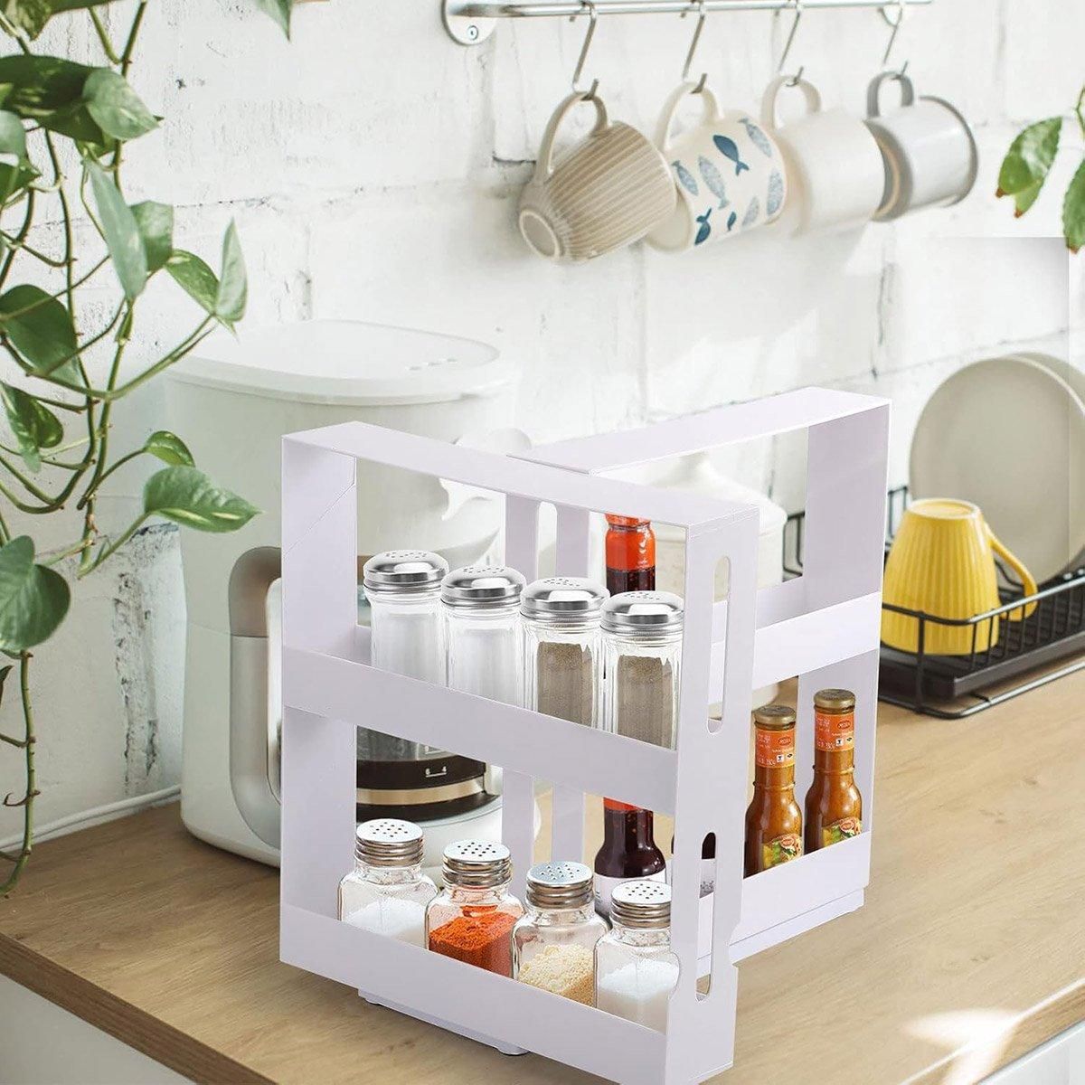 Rotating Spice Rack Kitchen Organizer Food Storage Rack Spice Organizer Stand V528-SPICE-RACK-264912