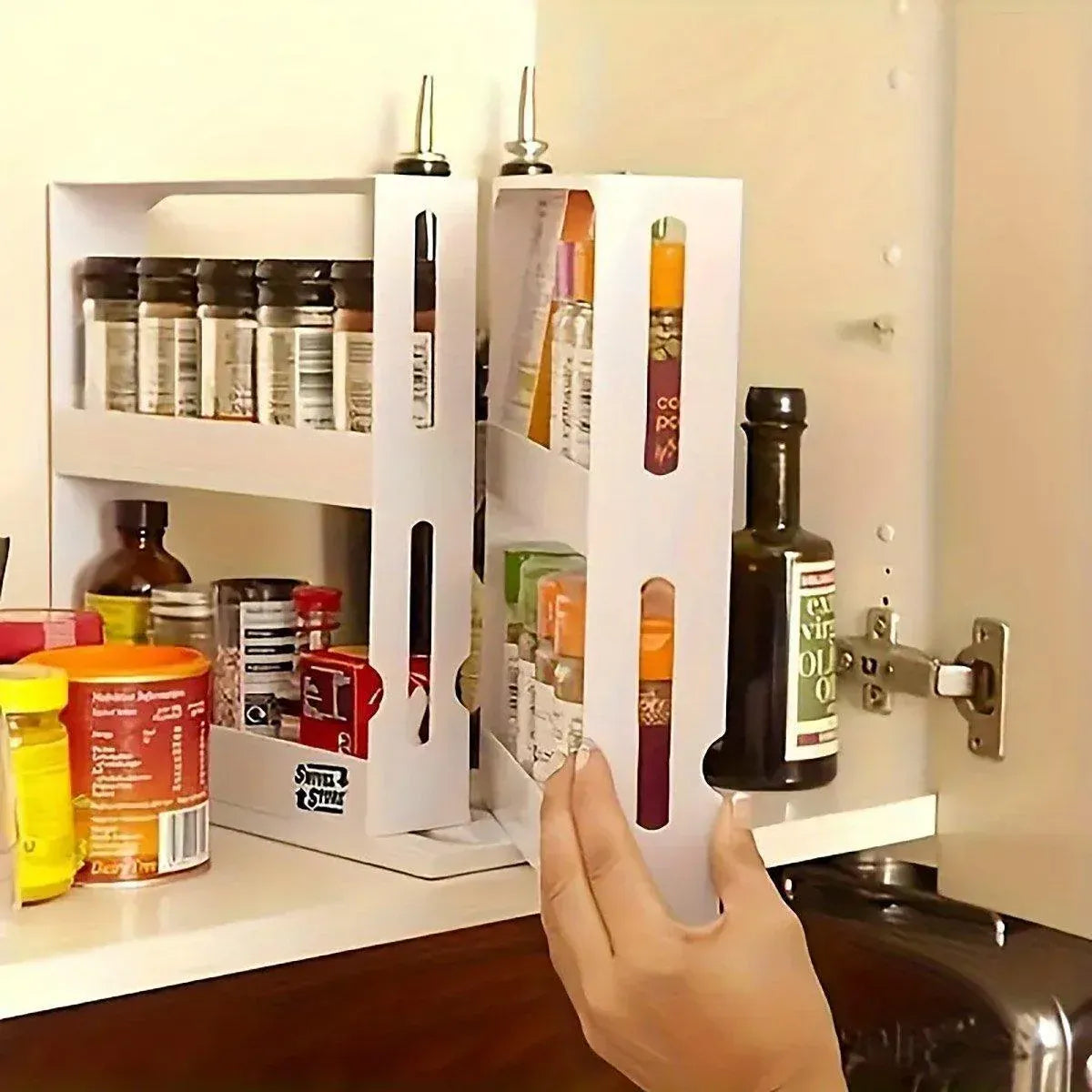 Rotating Spice Rack Kitchen Organizer Food Storage Rack Spice Organizer Stand V528-SPICE-RACK-264912