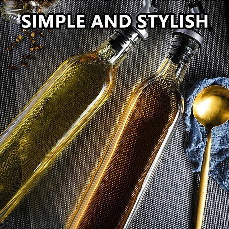 250/500ml Olive Oil Vinegar Pourer Dispenser Glass Bottle Kitchen Tools Cooking - 1 PCS/250 ML V528-SPICEGLASSBOTTLE-250ML-574098