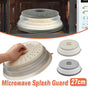 Multifunctional Microwave Oven Food Cover Heat Resistant Folding Splash Guard - Grey V528-SPLASH-GUARD-GREY-890375