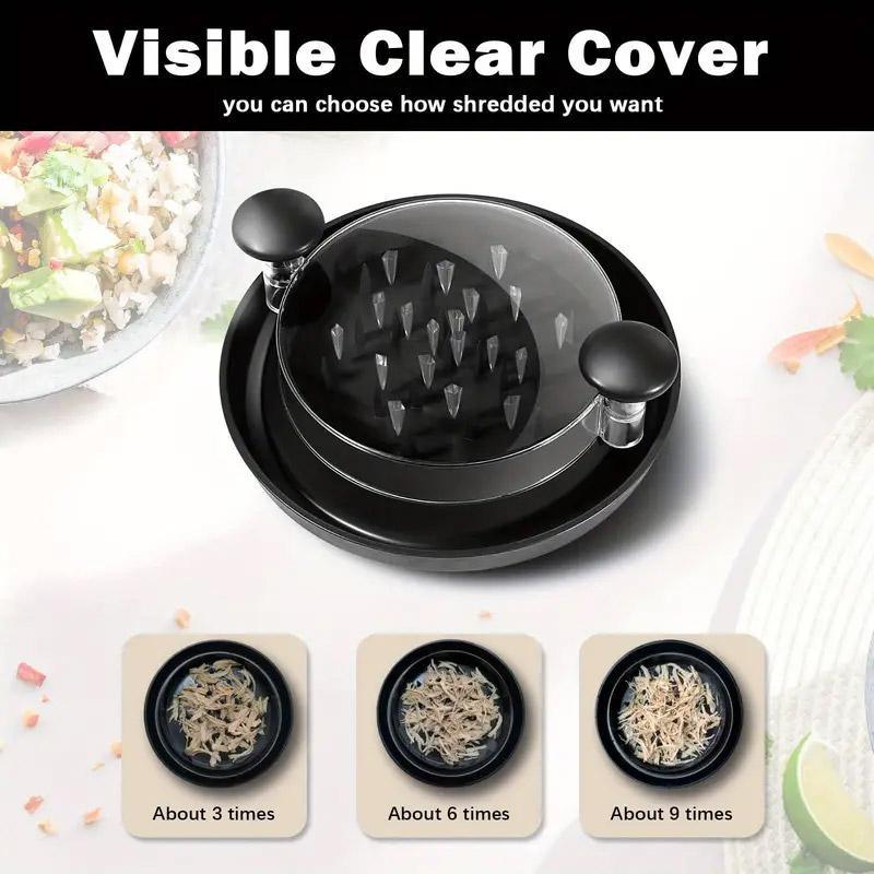 Chicken Breast Shredder Meat Mincer Tear Shredder Handheld Mincing Tool Kitchen - Black V528-SPLITTER-BLACK-752014