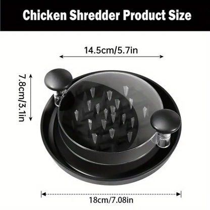 Chicken Breast Shredder Meat Mincer Tear Shredder Handheld Mincing Tool Kitchen - Red V528-SPLITTER-RED-801131