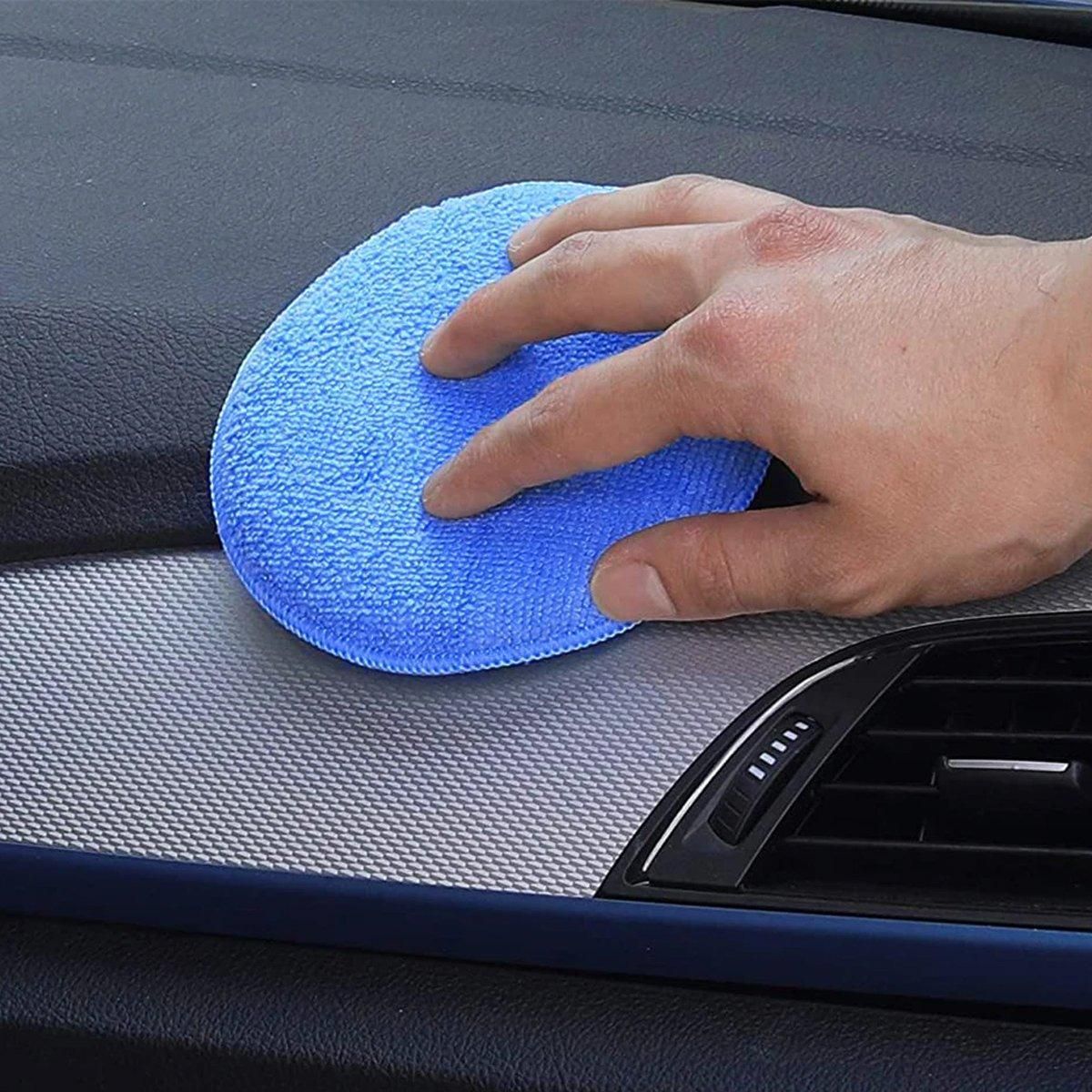 10pcs Car Waxing Sponge Polishing Pads Car Wash Sponges for Crystal Coating V528-SPONGE-10PCS-576877