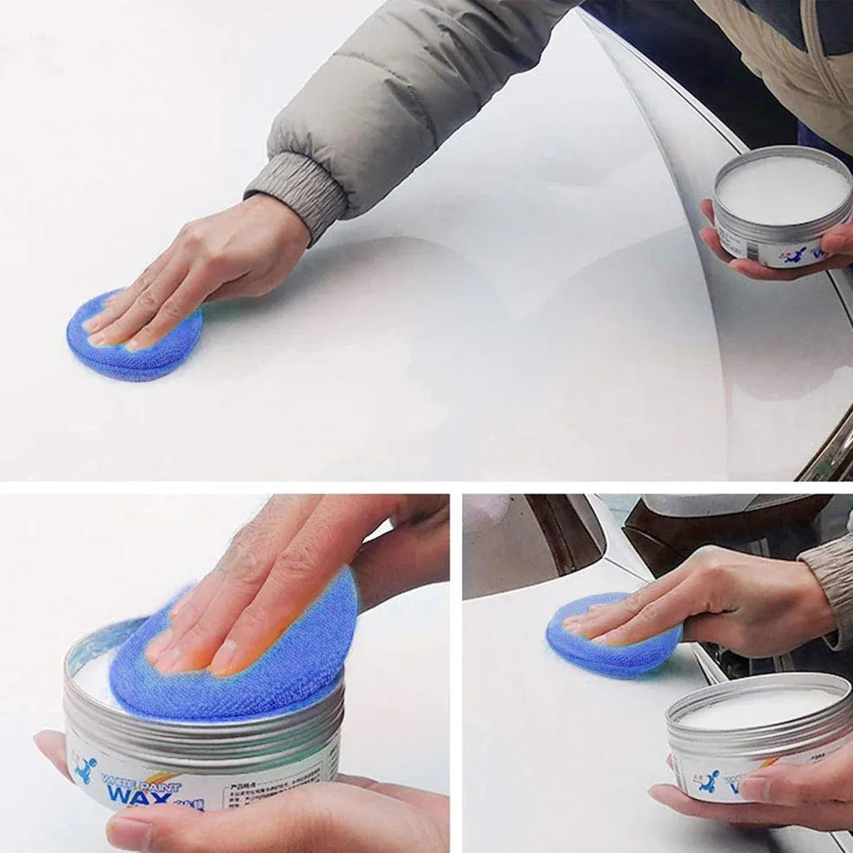 10pcs Car Waxing Sponge Polishing Pads Car Wash Sponges for Crystal Coating V528-SPONGE-10PCS-576877