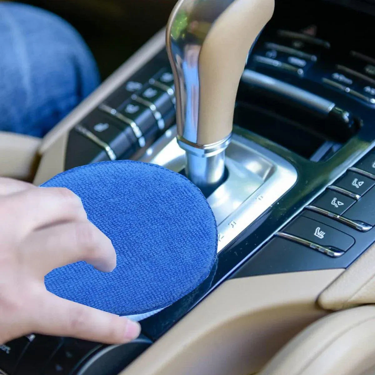 10pcs Car Waxing Sponge Polishing Pads Car Wash Sponges for Crystal Coating V528-SPONGE-10PCS-576877