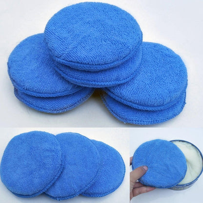 10pcs Car Waxing Sponge Polishing Pads Car Wash Sponges for Crystal Coating V528-SPONGE-10PCS-576877
