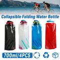 4PCS Portable 700ML Folding Water Storage Bag PE for Riding Sports Hiking Kettle V528-SPORTS-WATER-BOTTLE-4PCS-550432