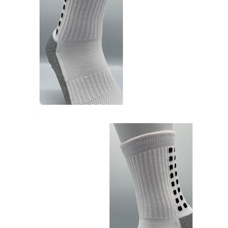 Anti-Slip Sports Socks with PVC Grip Dots for Soccer Basketball and Training Use - Blue V528-SPORTSSOCKS-BLUE-471707