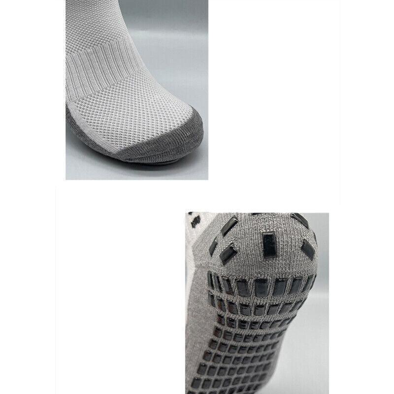 Anti-Slip Sports Socks with PVC Grip Dots for Soccer Basketball and Training Use - Blue V528-SPORTSSOCKS-BLUE-471707