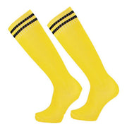Mens Womens Sports Breathable Tube Long High Socks Knee Warm Casual Footy Soccer - Orange V528-SPORTSSOCKS-ORANGE-351146