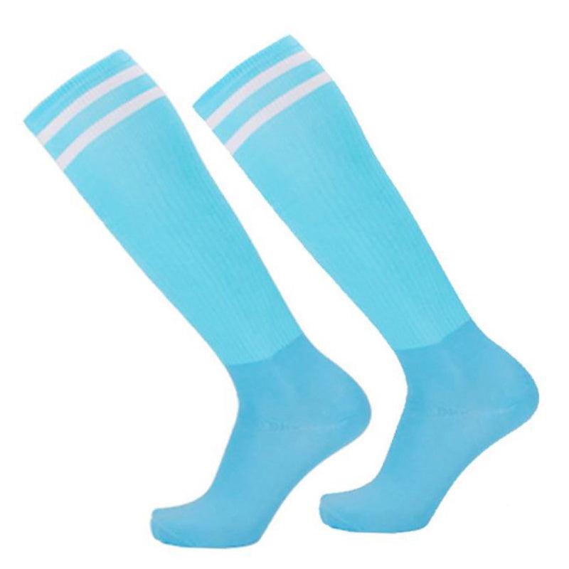 Mens Womens Sports Breathable Tube Long High Socks Knee Warm Casual Footy Soccer - Orange V528-SPORTSSOCKS-ORANGE-351146