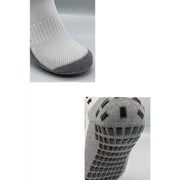 Anti-Slip Sports Socks with PVC Grip Dots for Soccer Basketball and Training Use - Red V528-SPORTSSOCKS-RED-579137