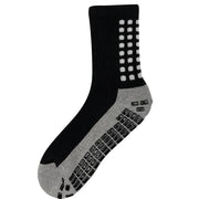 Anti-Slip Sports Socks with PVC Grip Dots for Soccer Basketball and Training Use - Red V528-SPORTSSOCKS-RED-579137