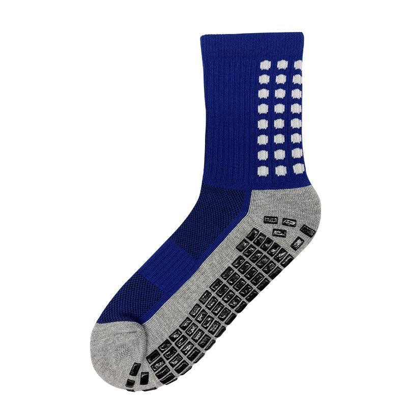 Anti-Slip Sports Socks with PVC Grip Dots for Soccer Basketball and Training Use - Red V528-SPORTSSOCKS-RED-579137