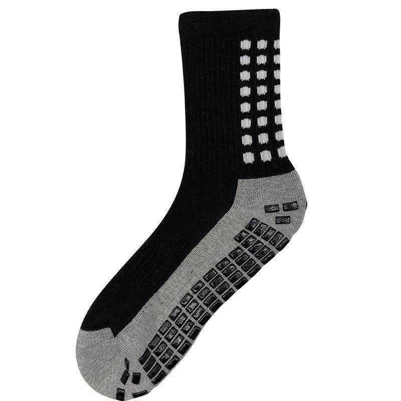 Anti-Slip Sports Socks with PVC Grip Dots for Soccer Basketball and Training Use - White V528-SPORTSSOCKS-WHITE-839857