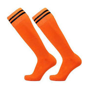 Mens Womens Sports Breathable Tube Long High Socks Knee Warm Casual Footy Soccer - Yellow V528-SPORTSSOCKS-YELLOW-411684