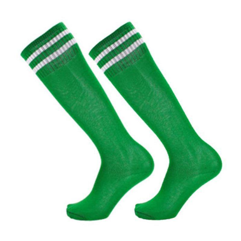 Mens Womens Sports Breathable Tube Long High Socks Knee Warm Casual Footy Soccer - Yellow V528-SPORTSSOCKS-YELLOW-411684