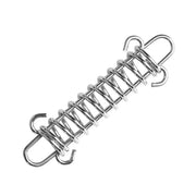 1-15PCS Outdoor Camping Tent Spring Wind Rope Buckle Fix Hook Buckles Silver Red - 5pcs