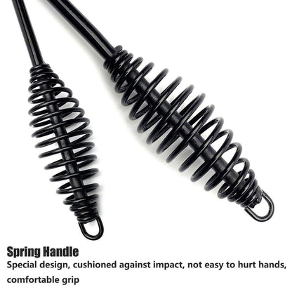 Welding Chipping Hammer Spring Handle Hold Heart Cleaning Harden DIY Metal Black - 250g V528-SPRING-HAMMER-250G-412563