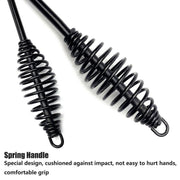 Welding Chipping Hammer Spring Handle Hold Heart Cleaning Harden DIY Metal Black - 500g